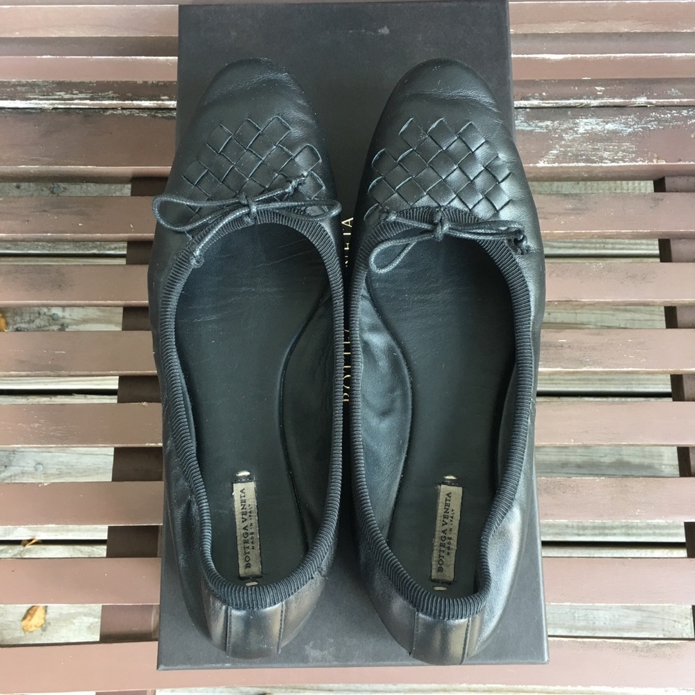 👱🏻‍♀️Bottega Veneta Nappa Leather Ballerina
